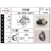 Стартер 1,4кВт для AUDI 100, 200, 80, 90, A6, CABRIOLET, COUPE, QUATTRO / VW LT, PASSAT, SANTANA <b>EAI 11134 / 134ST11</b>