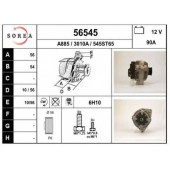 Генератор 90А для CITROEN BERLINGO, EVASION, JUMPY, XANTIA, XM, XSARA, ZX / FIAT SCUDO, ULYSSE / HYUNDAI LANTRA / LANCIA ZETA / PEUGEOT 306, 405, 406, 605, 806, BOXER, EXPERT, PARTNER <b>EAI 56545 / 3010A</b>