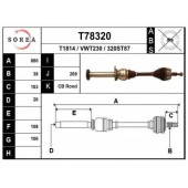 Приводной вал EAI T78320