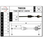 Приводной вал EAI T68336