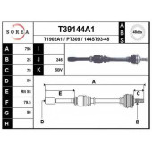 Приводной вал EAI T39144A1