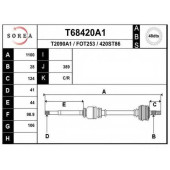 Приводной вал EAI T68420A1