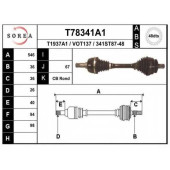 Приводной вал EAI T78341A1