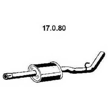 Предглушитель выхлопных газов EBERSPACHER 17.0.80