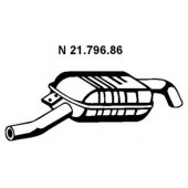 Глушитель выхлопных газов конечный EBERSPACHER 21.796.86