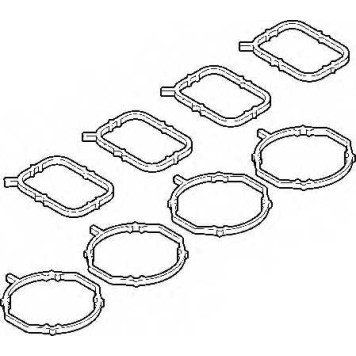 Комплект прокладок впускного коллектора ELRING 03L 129 717 H / 297.580