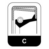 Сальник ступицы колеса ELRING 208.220