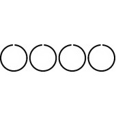 Комплект прокладок, выпускной коллектор ELRING 374.640