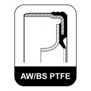 Сальник коленвала ELRING 375.560