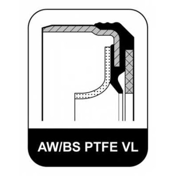 Сальник коленвала ELRING 445.591