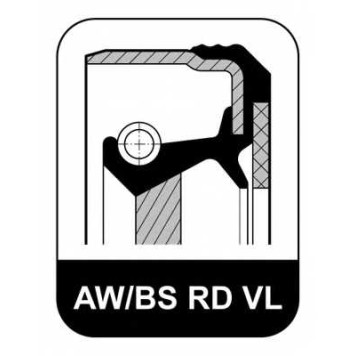 Сальник коленвала ELRING 553.272
