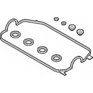 Комплект прокладок крышки головки цилиндра ELRING 744.140
