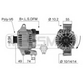 Генератор 104А для FORD FIESTA(JD#,JH#), KA(RB#), STREET KA(RL2) <b>ERA 210359</b>