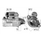 Стартер 1, 2кВт для HONDA CIVIC(EP, EV, EU) / OPEL ASTRA(F08#, F35#, F48#, F69#, L08, L35, L48), COMBO, CORSA(F68, W5L, F08), MERIVA <b>ERA 220047</b>