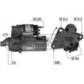 Стартер 1,4кВт для CITROEN BERLINGO, C1, C2, C3, C4, C5, JUMPY, NEMO, XSARA / FIAT SCUDO / PEUGEOT 1007, 107, 206, 207, 307, 308, 407, BIPPER, EXPERT, PARTNER / TOYOTA AYGO <b>ERA 220068</b>