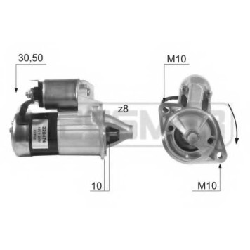 Стартер 1,2кВт для MITSUBISHI CARISMA(DA#), COLT(CP#,CJ#), LANCER(CT0,CJ-CP#,CS#A,CS#W), PAJERO PININ(H7#W,H6#W), SPACE STAR(DG#A) <b>ERA 220474</b>