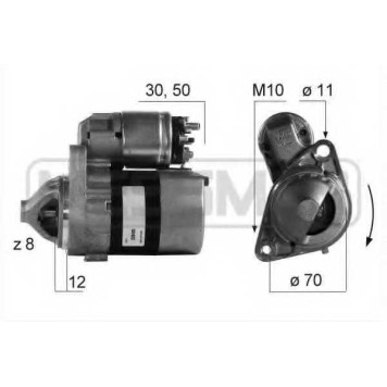 Стартер 0,7кВт для NISSAN MICRA(K11,K12), MICRA C+C(K12), NOTE(E11) <b>ERA 220495</b>