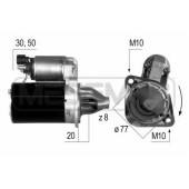 Стартер 0,9кВт для HYUNDAI i30(FD), ix20(JC) / KIA CARENS(UN), CEED(ED), CERATO(LD), PRO CEED(ED), SOUL(AM), VENGA(YN) <b>ERA 220537</b>