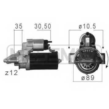 Стартер 1,7кВт для FORD TRANSIT <b>ERA 220680</b>