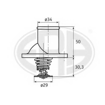 Термостат охлаждающей жидкости ERA 350208