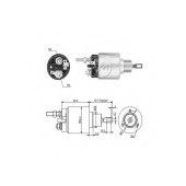 Тяговое реле стартера ERA ZM876