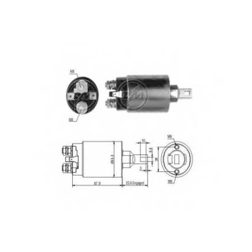 Тяговое реле стартера ERA ZM893