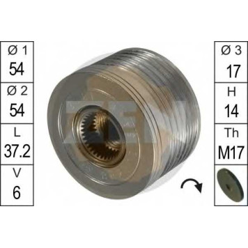 Механизм свободного хода генератора ERA ZN5440