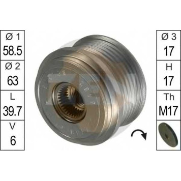 Механизм свободного хода генератора ERA ZN5462