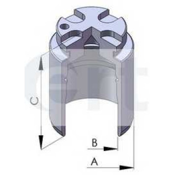 Поршень корпуса скобы тормоза ERT 150525-C