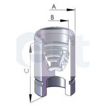 Поршень корпуса скобы тормоза ERT 150553-C