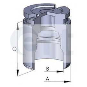 Поршень корпуса скобы тормоза ERT 150555-C