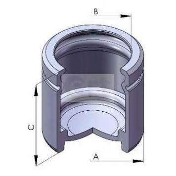 Поршень корпуса скобы тормоза ERT 150566-C