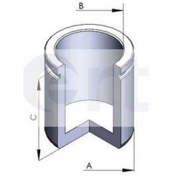 Поршень корпуса скобы тормоза ERT 150673-C