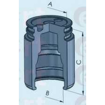 Поршень корпуса скобы тормоза ERT 150763-C