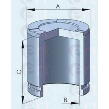 Поршень корпуса скобы тормоза ERT 150804-C