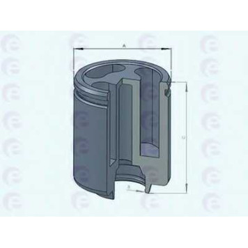 Поршень корпуса скобы тормоза ERT 150808-C