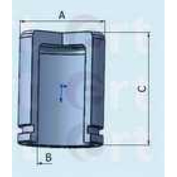 Поршень корпуса скобы тормоза ERT 150812-C