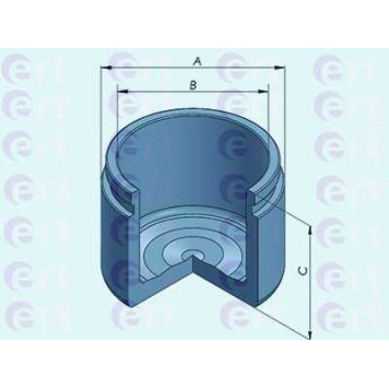 Поршень корпуса скобы тормоза ERT 150928-C