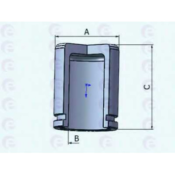 Поршень корпуса скобы тормоза ERT 150933-C