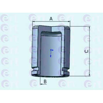 Поршень корпуса скобы тормоза ERT 151027-C