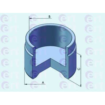 Поршень корпуса скобы тормоза ERT 151031-C