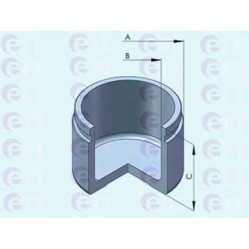 Поршень корпуса скобы тормоза ERT 151036-C