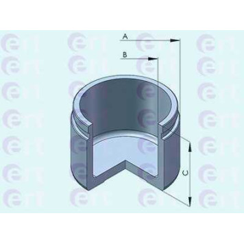 Поршень корпуса скобы тормоза ERT 151064-C