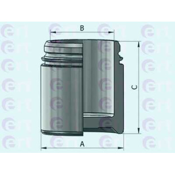 Поршень корпуса скобы тормоза ERT 151065-C