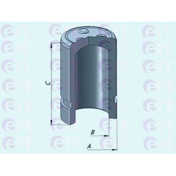 Поршень корпуса скобы тормоза ERT 151069-C