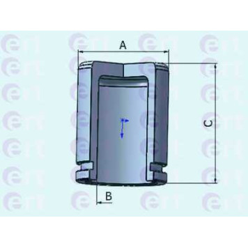 Поршень корпуса скобы тормоза ERT 151101-C