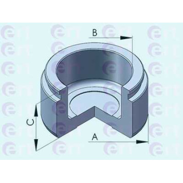 Поршень корпуса скобы тормоза ERT 151150-C