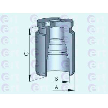 Поршень корпуса скобы тормоза ERT 151163-C