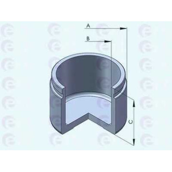 Поршень корпуса скобы тормоза ERT 151245-C