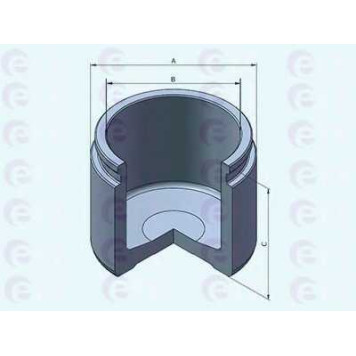 Поршень корпуса скобы тормоза ERT 151262-C